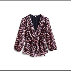 Creative Concepts Steline Textured Wrap Blouse